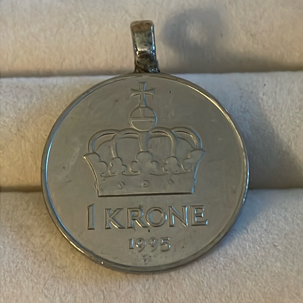 Danish coin pendant